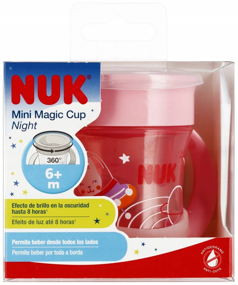 NUK Mini Magic Cup 10751352 Rožinė