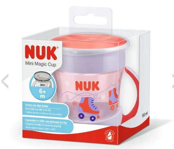 NUK Mini Magic Cup geriamasis puodelis nuo 6 mėnesių | 160 ml
