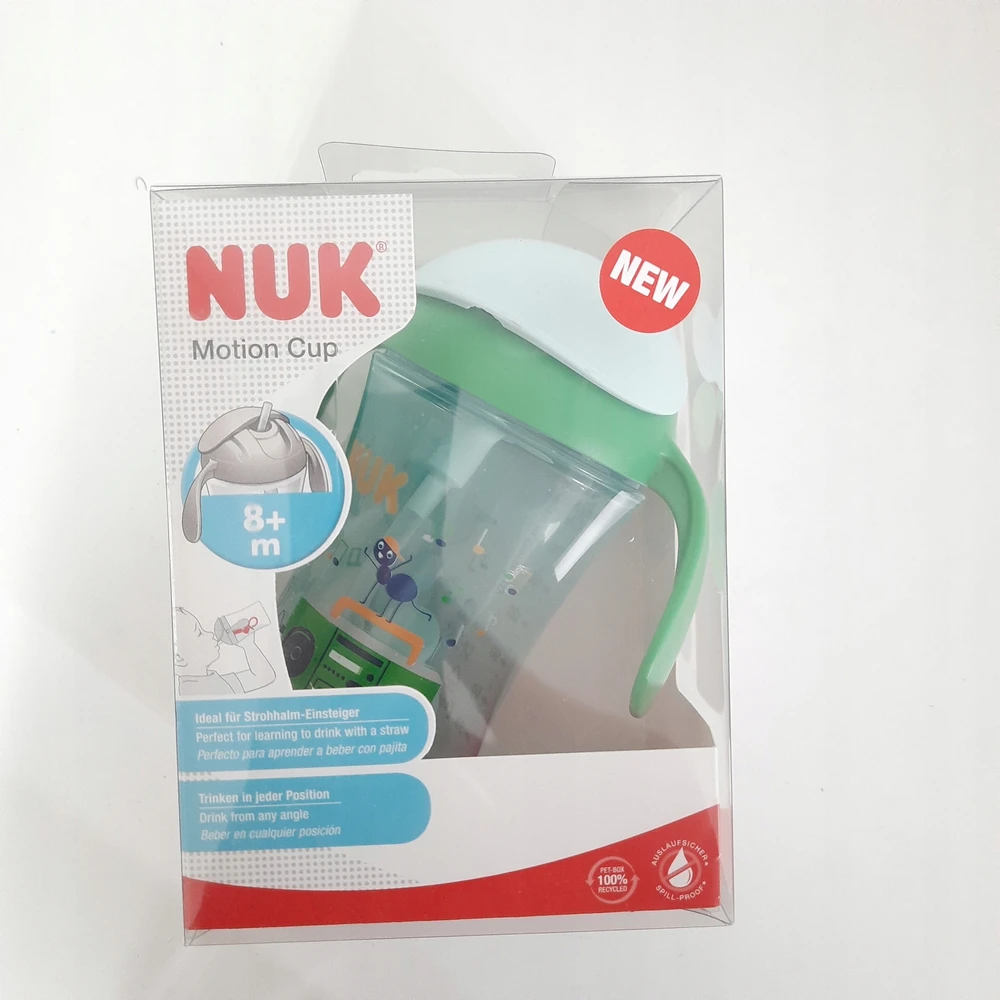 Nuk MOTION CUP neišsiliejantis puodelis su pasvertu šiaudeliu