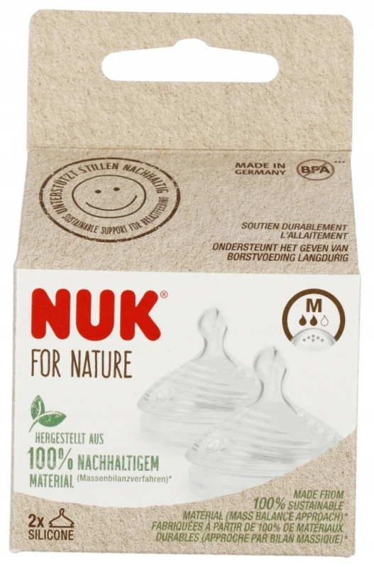 NUK 124026 buteliuko žindukas M 2 vnt