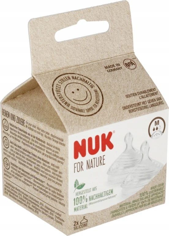 NUK 124026 buteliuko žindukas M 2 vnt