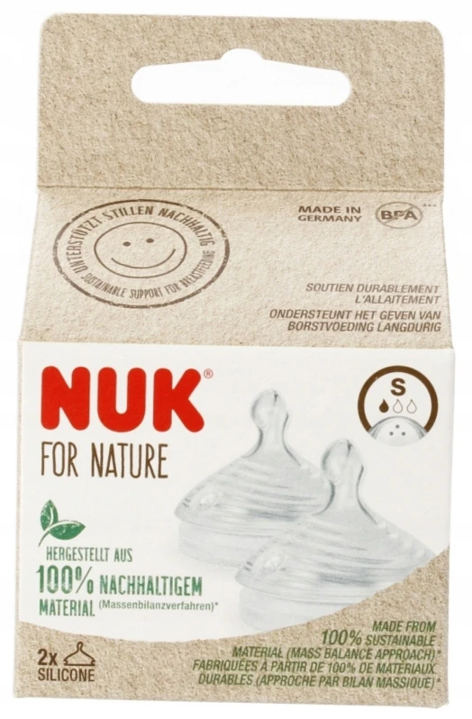 NUK 124025 buteliuko žindukas S 2 vnt