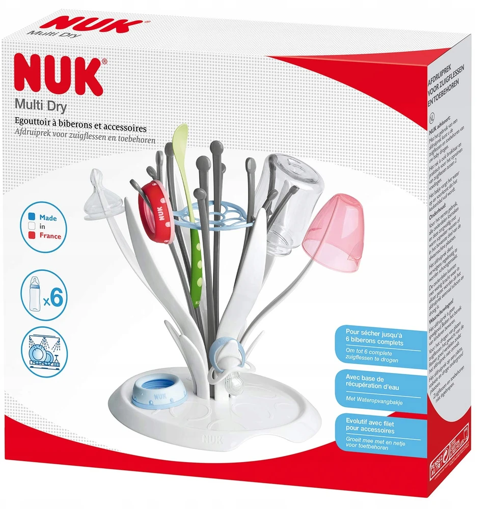 NUK MULTI DRY LAŠINIMO DĖKLAS BUTELIAMS IR TAKTAMS j265