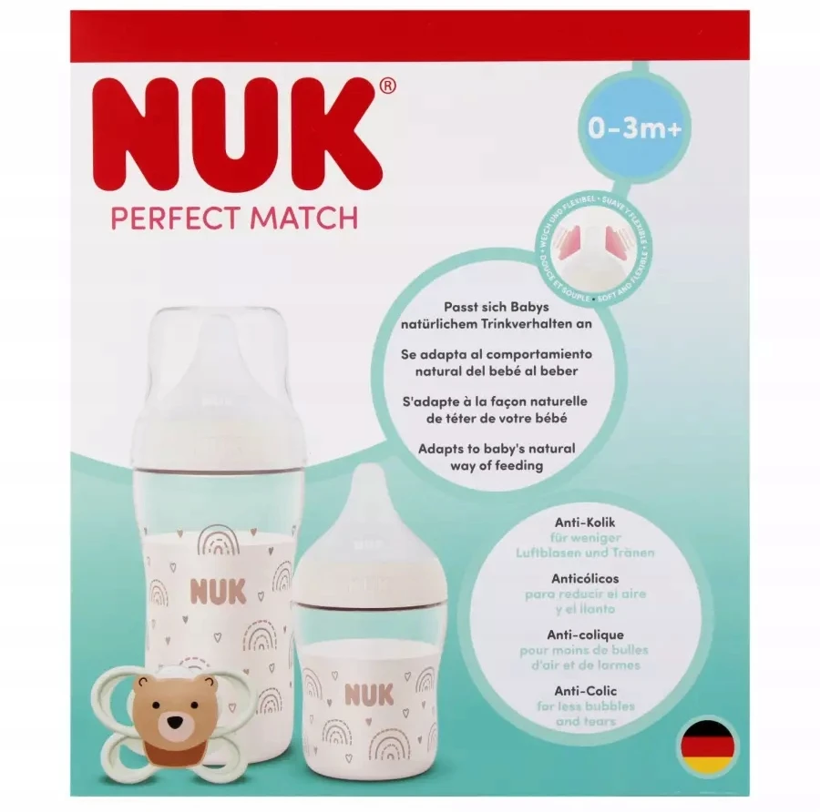 NUK Perfect Match Rainbow dovanų rinkinys