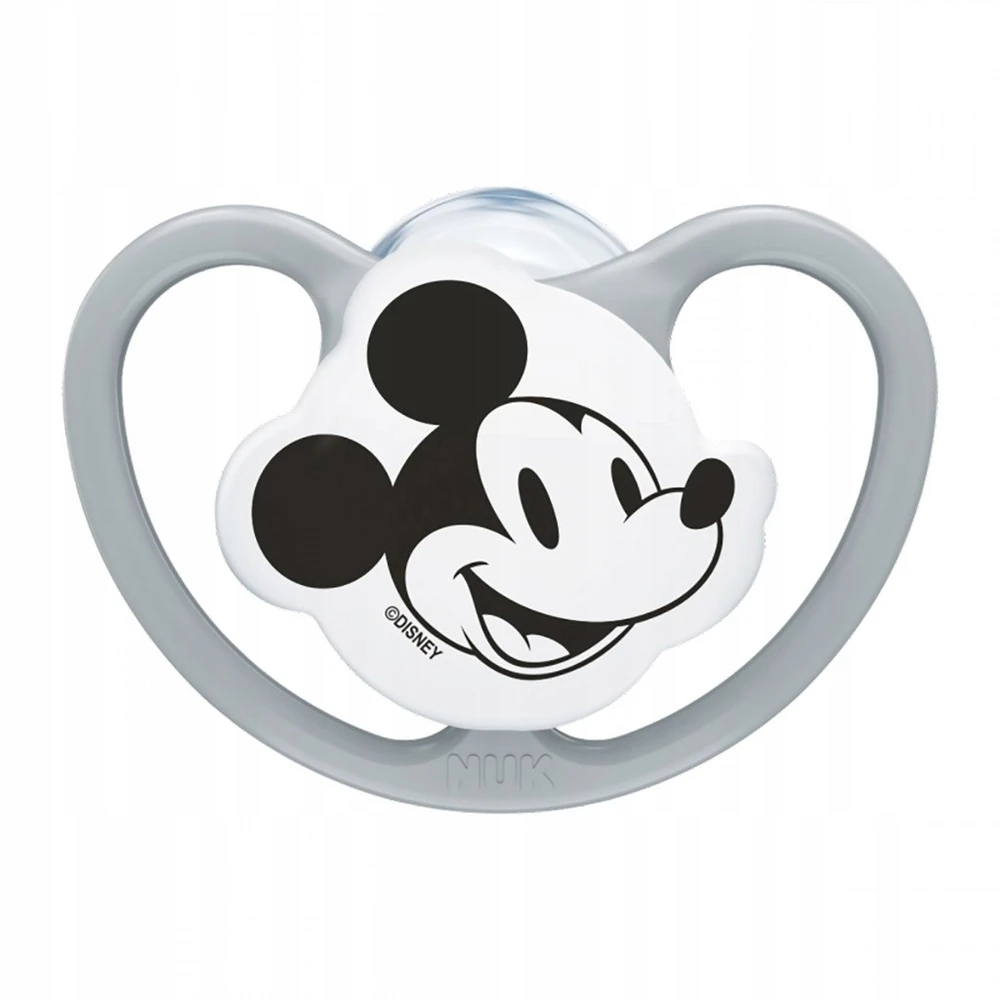 NUK Perfect Match oro čiulptukas Disney Mickey Mouse, dydis 6-18 mėn., pilkas
