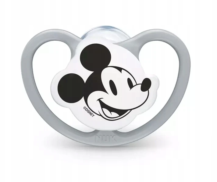 NUK Perfect Match oro čiulptukas Disney Mickey Mouse, pilkas, dydis 0–6 mėn.