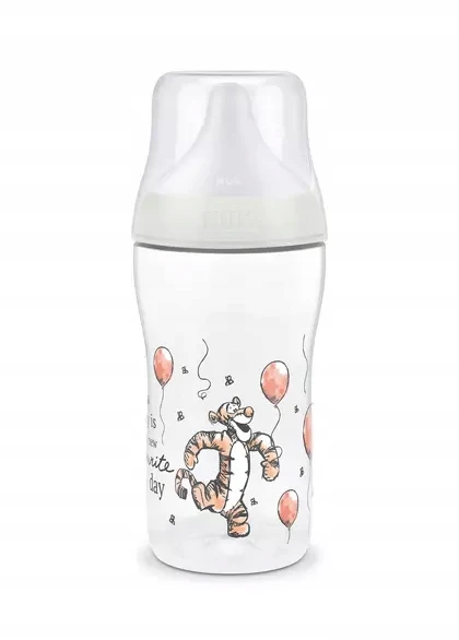 NUK PERFECT MATCH BUTELIS 260ml 3m+ SILICONE TEAT M DISNEY TIGER
