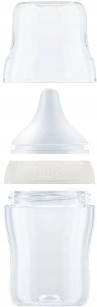 NUK Perfect Match buteliukas 150ml. silikoninis čiulptukas S 0m+
