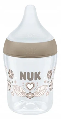 NUK Perfect Match buteliukas 150ml. silikoninis čiulptukas S 0m+