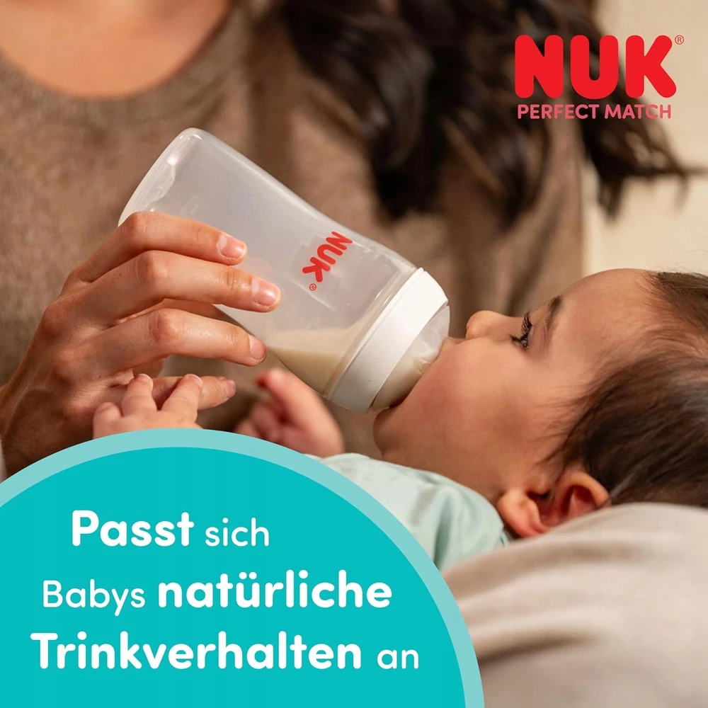 NUK Perfect Match buteliukas kūdikiui | 3+ mėnesiai | 260 ml