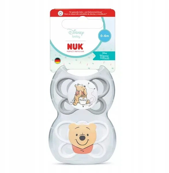 NUK SILICONE SOOTHING PERFECT MATCH AIR WINNIE THE POOH 0-6m