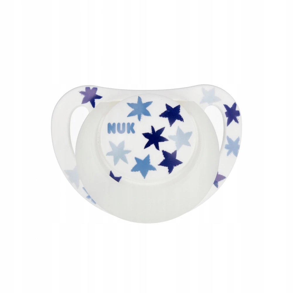 Nuk silikoninis raminamasis čiulptukas 6-18 mėn. Star Night mėlynas
