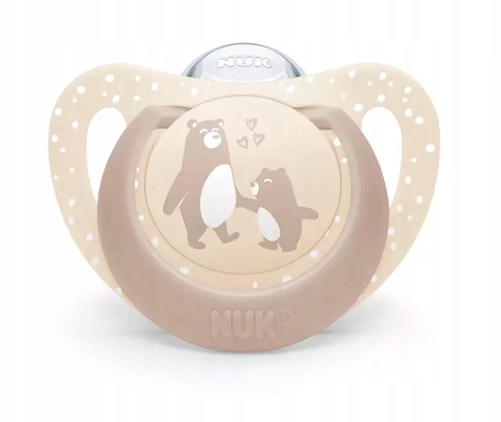 NUK SOOTHING SILICONE čiulptukas FIRST CHOICE 0-6m 2vnt TEDDY SEA HORSE
