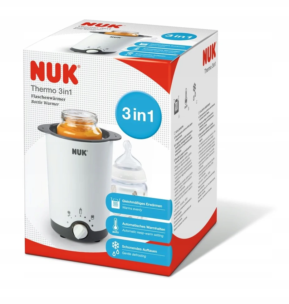 NUK 256377 Thermo krūtų šildytuvas 3-in-1