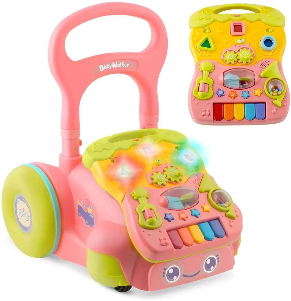 Lavinamasis stumdukas su pianinu 2in1 kūdikiams, Ricokids