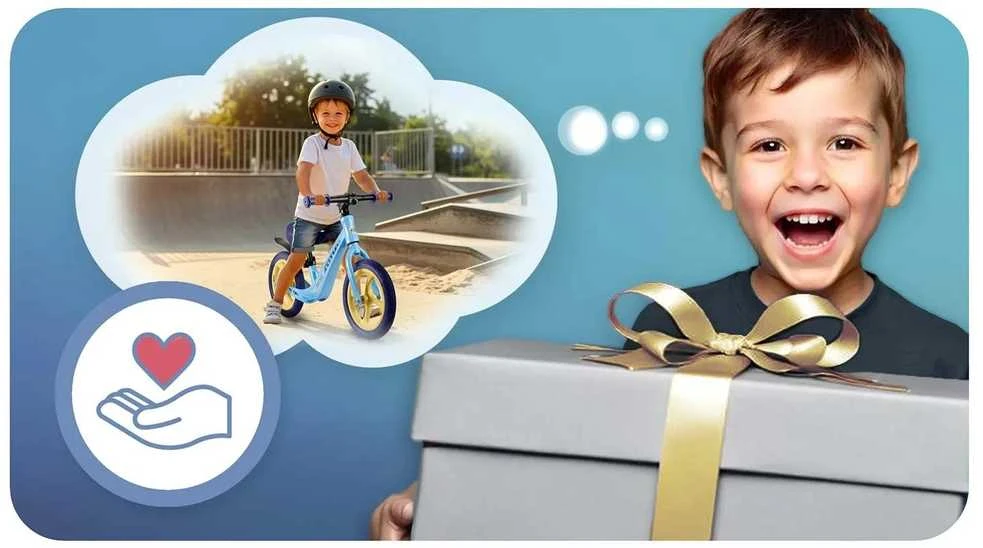 Nukido Ricokids FUNNU balansinis dviratis vaikams