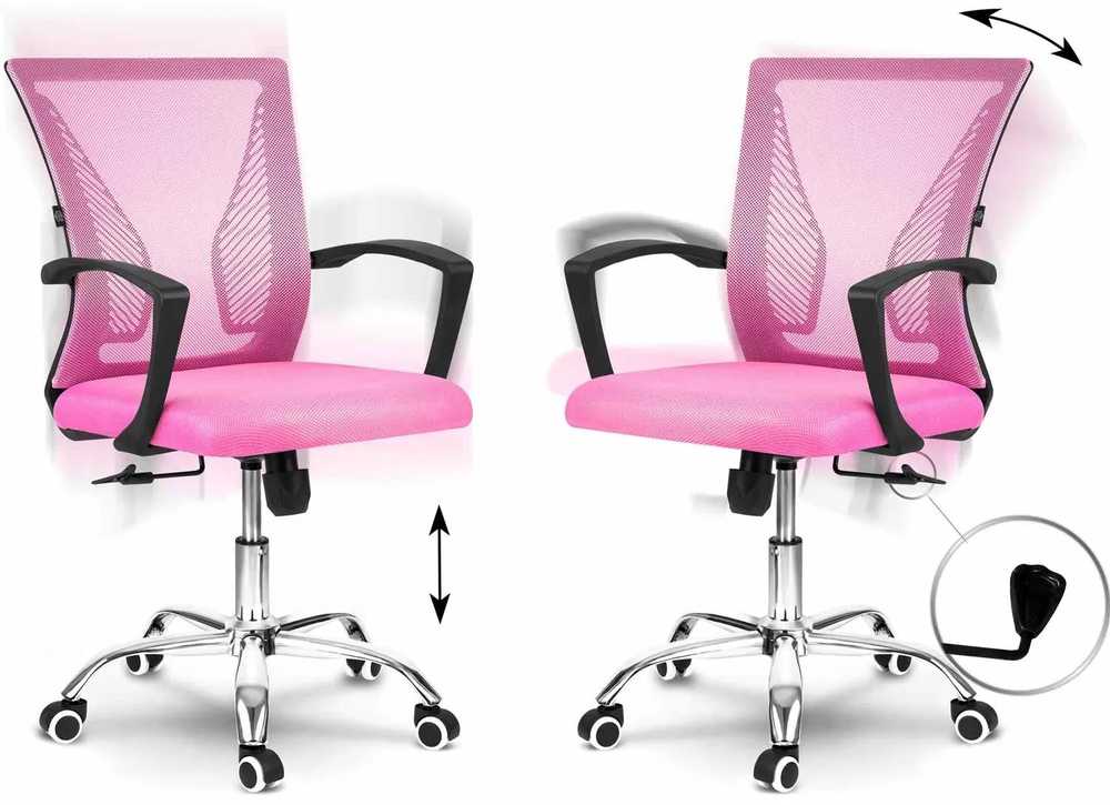 Nukido Sofotel Gontia rožinė mikro tinklelio biuro kėdė