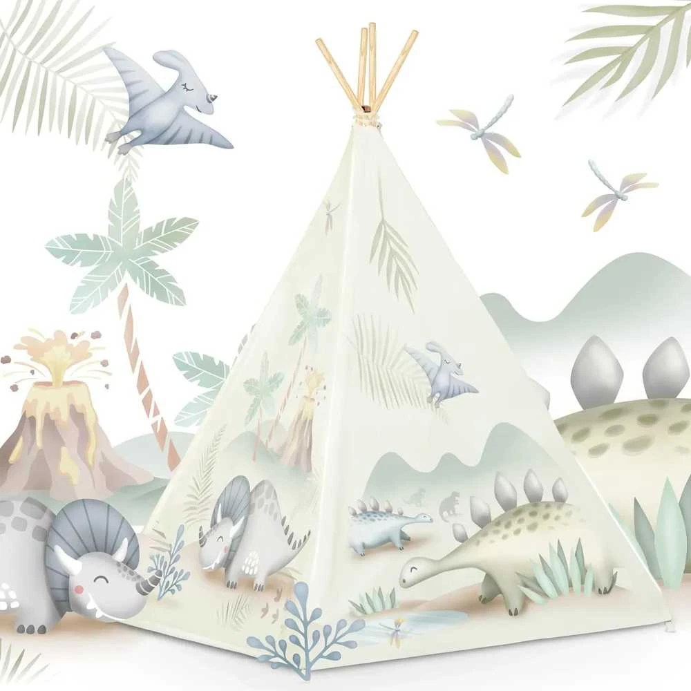 Nukido tipi palapinė vaikams – dinozaurai