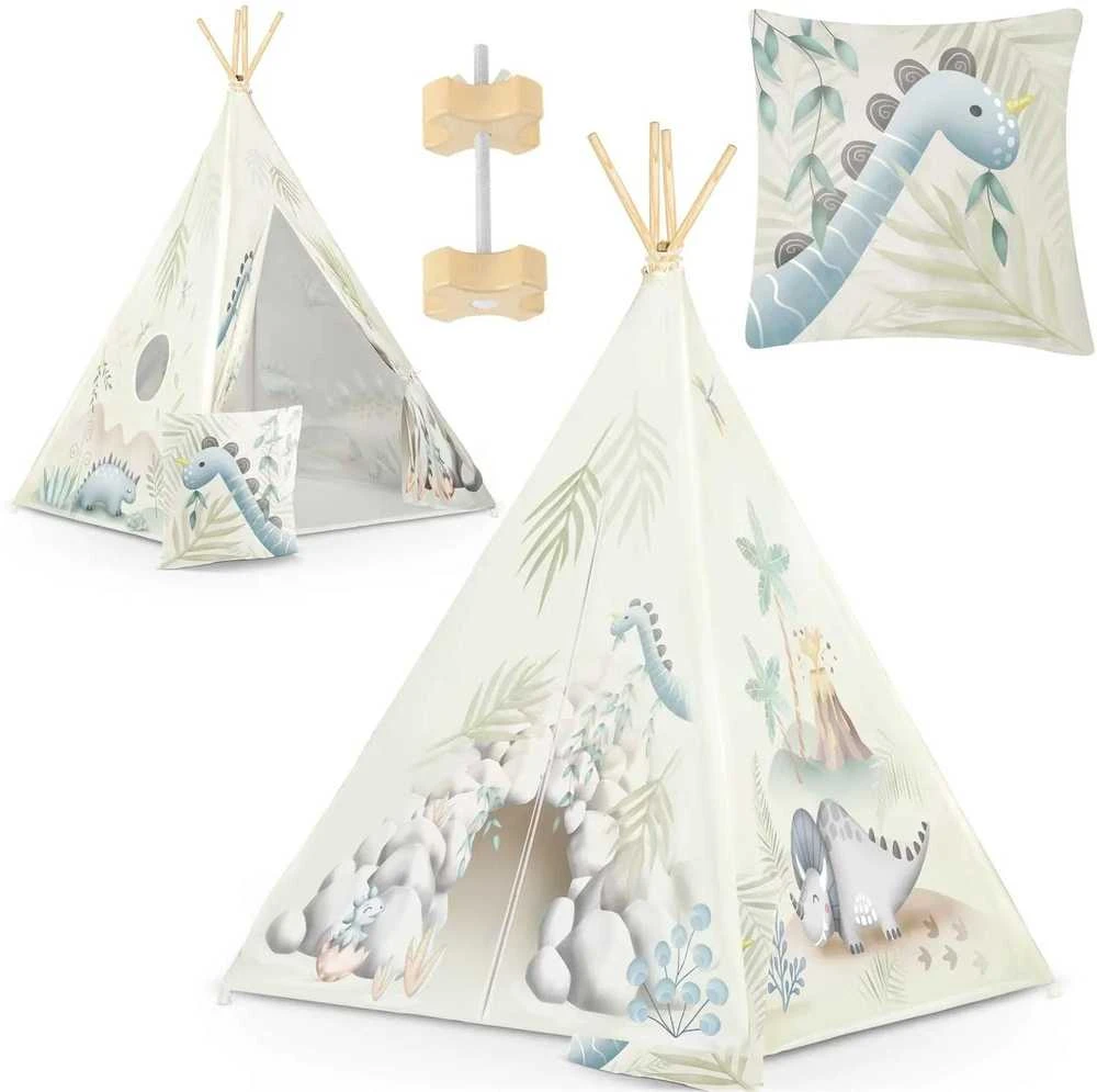 Nukido tipi palapinė vaikams – dinozaurai