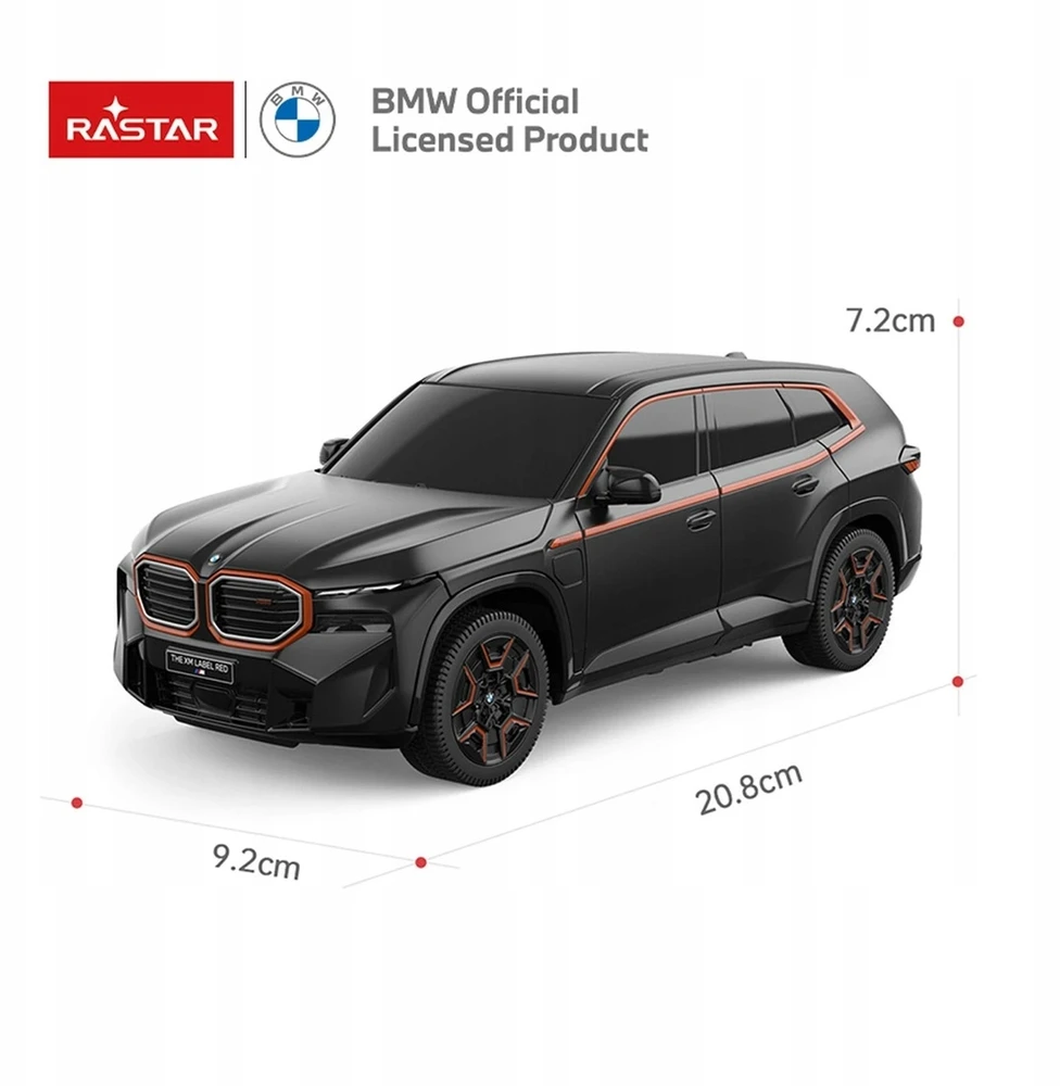 Nuotoliniu būdu valdomas automobilis BMW XM AUTO RC Rastar DUO NUOTOLINIO DOVANA