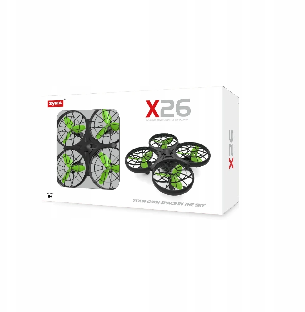Syma X26 kliūčių vengimo RC dronas 2.4Ghz be galvos