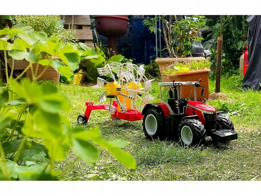 Nuotoliu valdomas traktorius Jamara Massey Ferguson 8S.285, raudonas