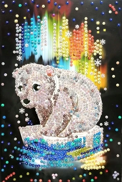 Nuotrauka iš Sequins. Niedźwiadek 23 Ranok- Kūrybingas