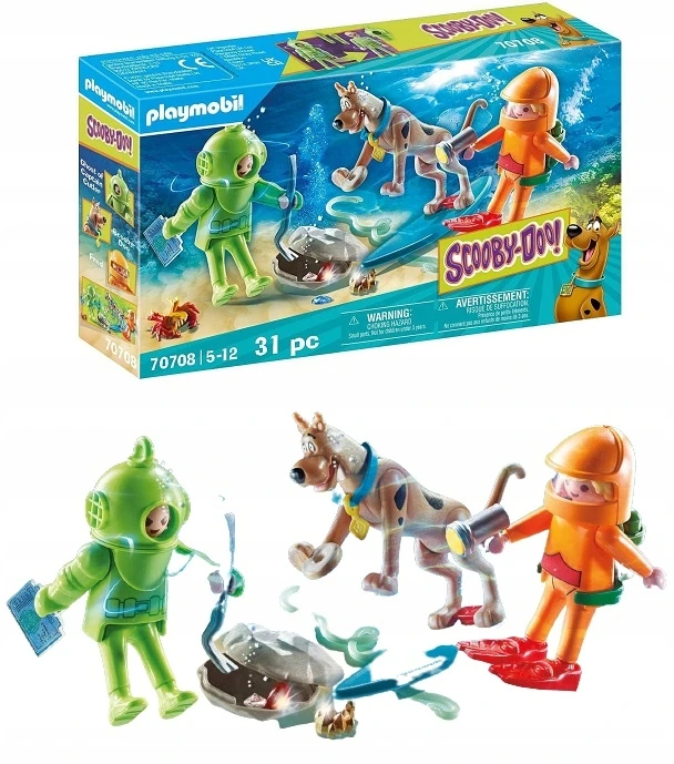 Nuotykiai su vaiduokliu nardytoju 70708 PLAYMOBIL Scooby-Doo!