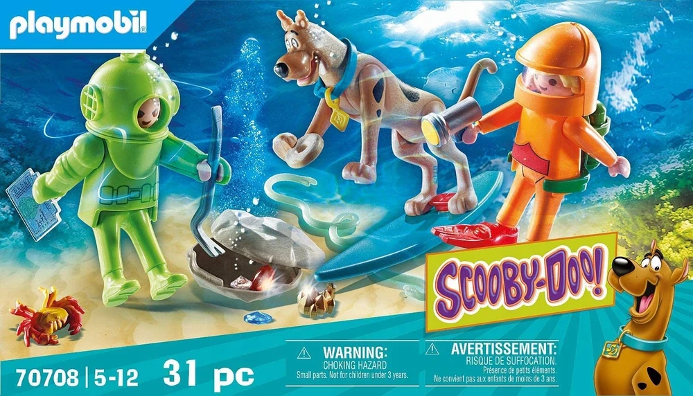 Nuotykiai su vaiduokliu nardytoju 70708 PLAYMOBIL Scooby-Doo!