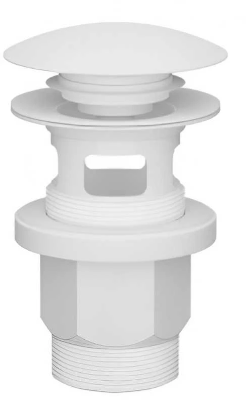 Plastbrno Nutekėjimo sifonas kriauklei 1 1/4" Klik-klak, Balta