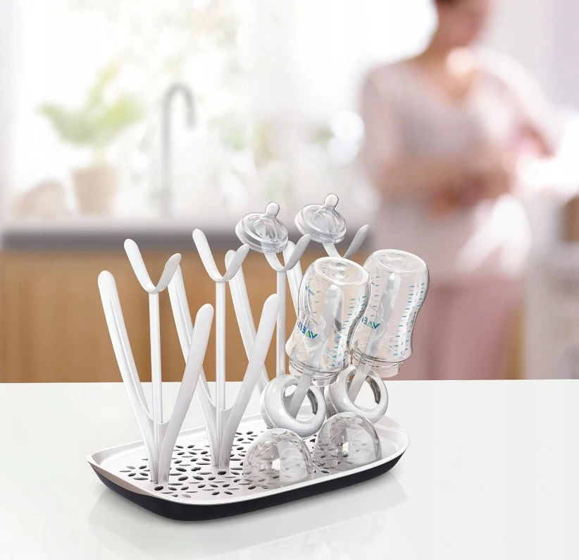 Nuvarvėjimo padėklas (džiovyklė) buteliams plauti Philips Avent 1 vnt.