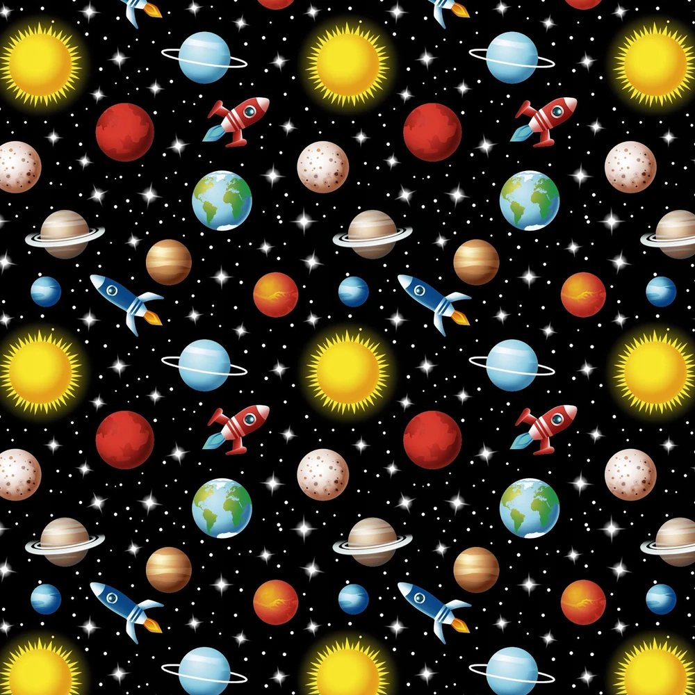 Nyks Medvilninė paklodė su raštais 160x90 medžiaga cosmos 202czr