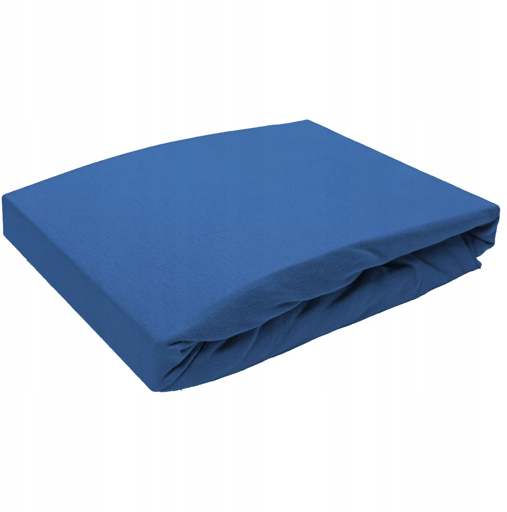 Nyks Medvilninis trikotažas su elastine juostele 90x160 storio lenkiškas indigo spalvos