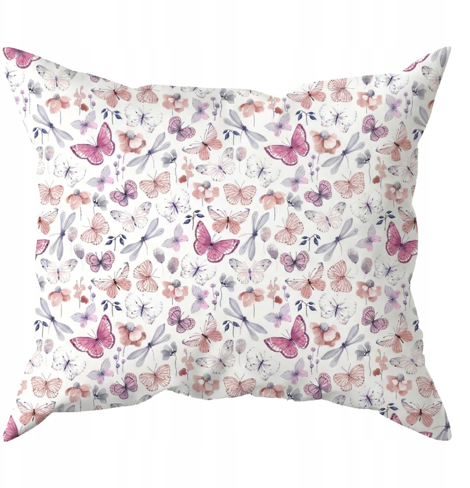 Patalynės komplektas Nyks Patalynė bawełniana 160x200 dziecięca 50x60 100% medvilnė motyle 184roz