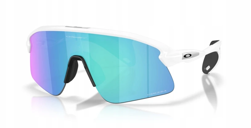 OAKLEY Stunt Devil Matte Baltas/Prizm Sapphire sportiniai akiniai
