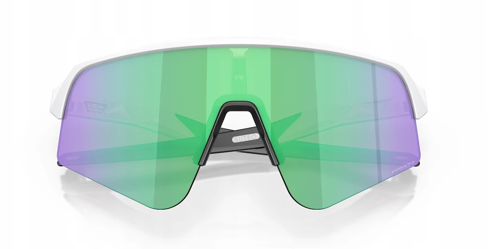 OAKLEY Sutro Lite Sweep Matte Baltas/Prizm Road Jade sportiniai saulės akiniai