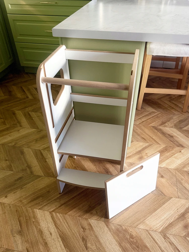 Obubu VIRTUVĖS PAGALBĖJAS ​​Itin saugus Montessori virtuvės pagalbininkas vaikams
