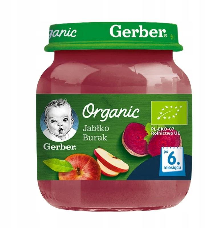 Obuolių burokėlių gerber desertas 125 g