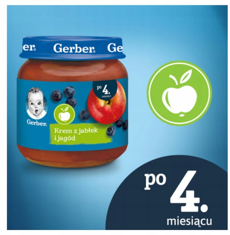 Obuolių ir uogų desertas 125 g Gerber