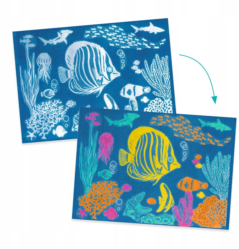OCEAN Djeco cianotipijos meno rinkinys