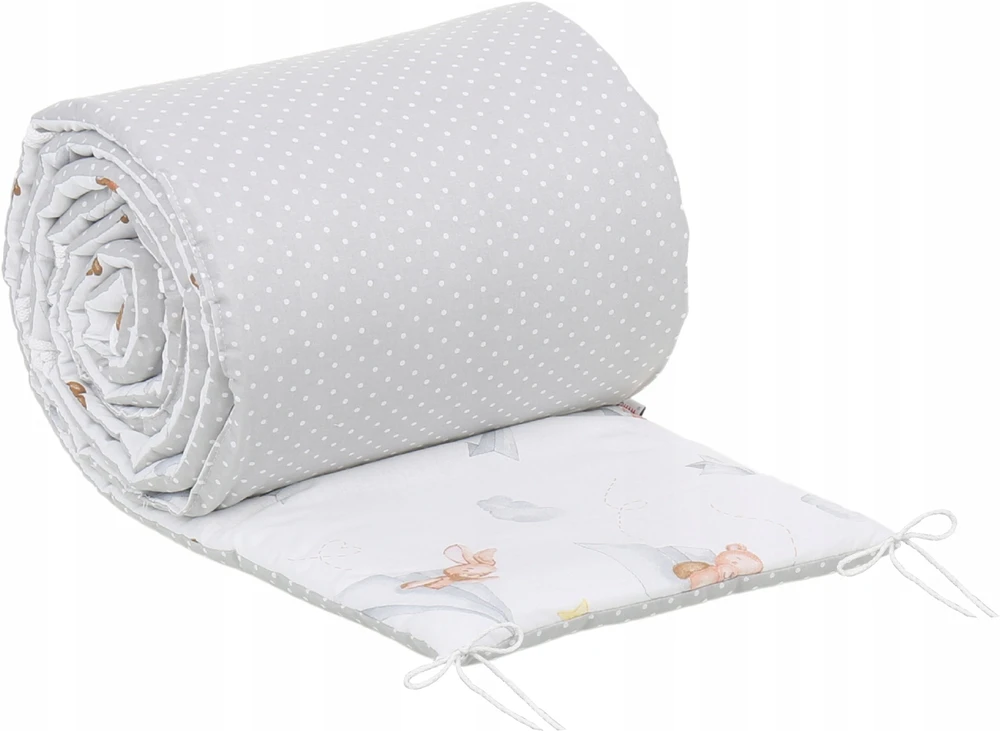 OCHRANIACZ DO ŁÓŻECZKA DWUSTRONNY NA SZCZEBELKI 180x30cm BABYMAM