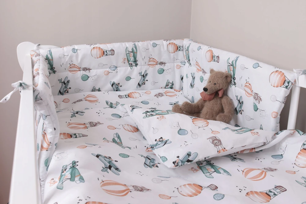 OCHRANIACZ DO ŁÓŻECZKA DWUSTRONNY NA SZCZEBELKI 180x30 cm DUŻY 123BABY