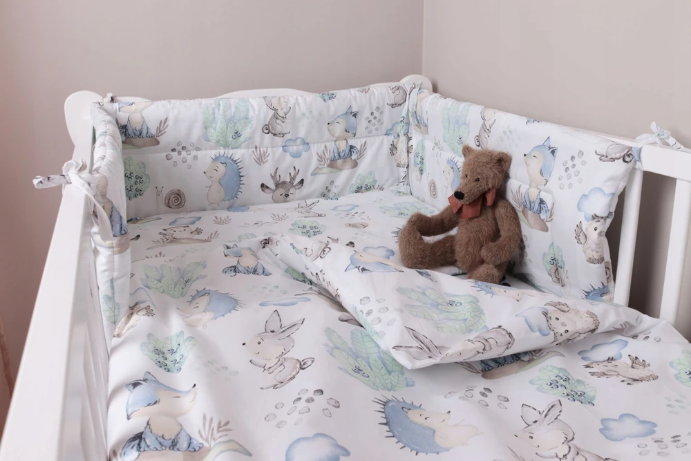 OCHRANIACZ DO ŁÓŻECZKA DWUSTRONNY NA SZCZEBELKI 180x30 cm DUŻY 123BABY