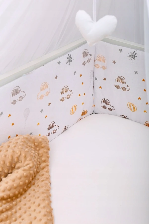 OCHRANIACZ DO ŁÓŻECZKA DWUSTRONNY NA SZCZEBELKI 180x30cm BABYMAM