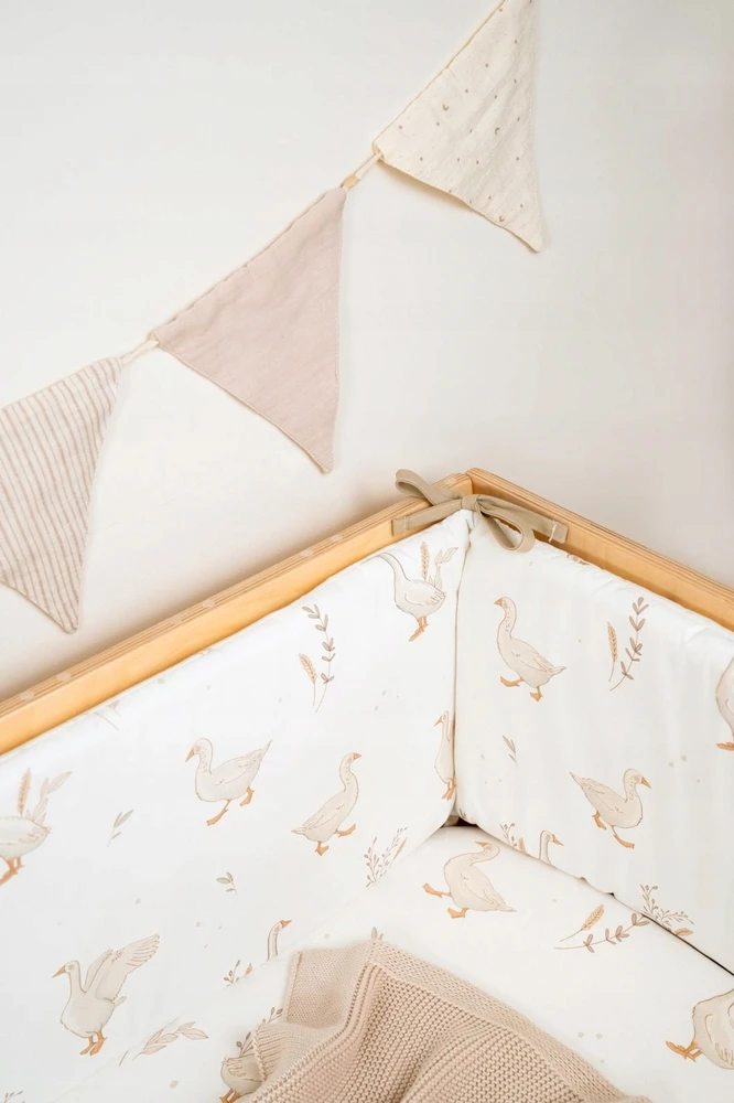 Ochraniacz do Łóżeczka Happy Goose | 120x60 | ColorStories