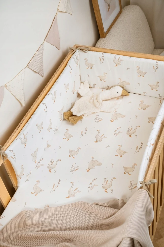 Ochraniacz do Łóżeczka Velvet Baby Mėlyna| 120x60 | ColorStories