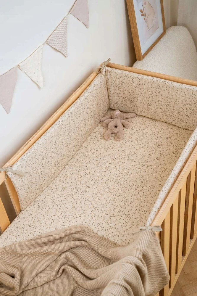Ochraniacz do Łóżeczka Velvet Baby Mėlyna| 120x60 | ColorStories