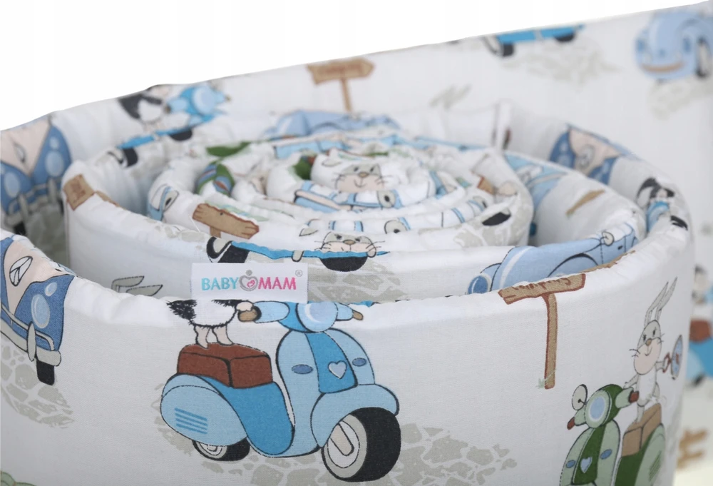 OCHRANIACZ NA CAŁE ŁÓŻECZKO 360x30cm DO ŁÓŻECZKA NA SZCZEBELKI BABYMAM