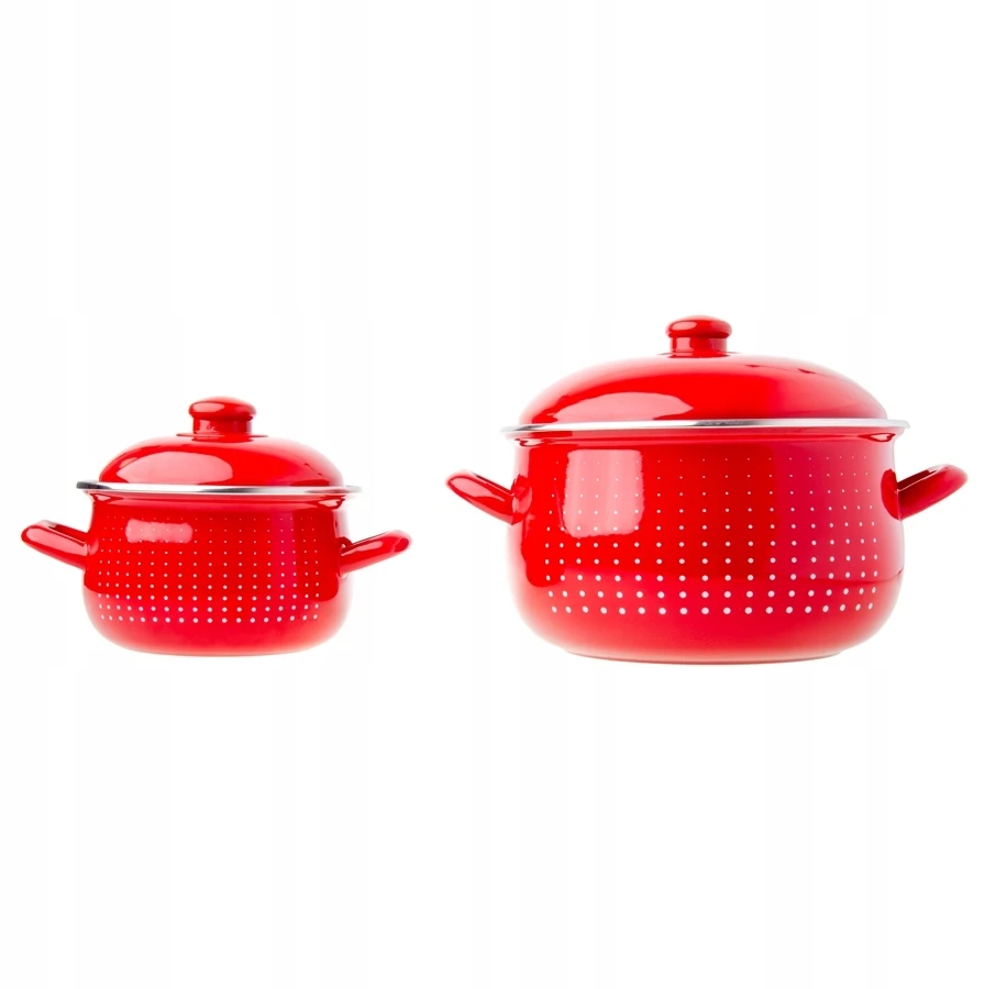 ODELO DOTS EMALINIS PUODAS 24CM 6.2L RAUDONAS 1 vnt.