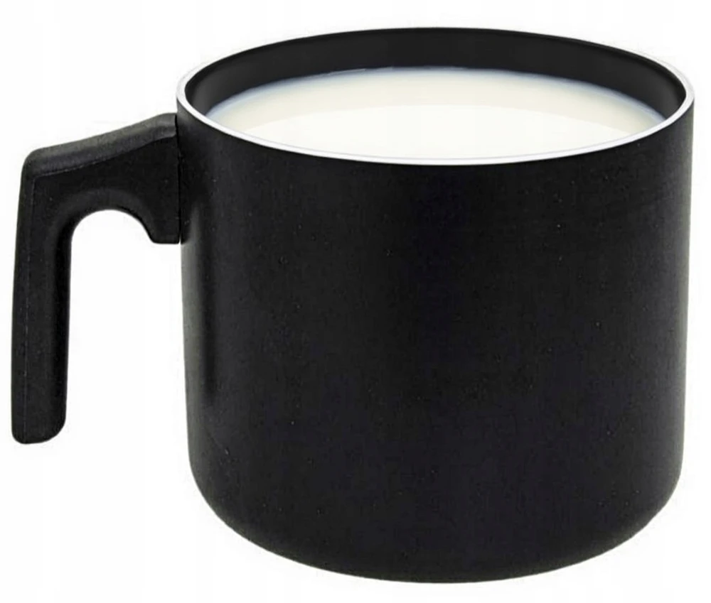 Odelo Lena puodas pienui 2.5l, juodas, su marmurine danga